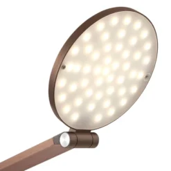 Possini Euro Design Magnum Modern Task Floor Lamp 61" Tall French Bronze Brown Metal LED Adjustable For Living Room Reading Bedroom Office House Home -Home Decoration GUEST ac2ea185 b32f 4f34 b36c 2e96af822cfd