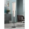 Possini Euro Design Flute Modern Torchiere Floor Lamp 64" Tall Satin Black Brushed Nickel White Linen Shade For Living Room Bedroom Office House Home 2 Possini Euro Design Flute Modern Torchiere Floor Lamp 64" Tall Satin Black Brushed Nickel White Linen Shade For Living Room Bedroom Office House Home -Home Decoration GUEST adfe9dd2 637a 42fe 9c43 05812e1fb51f