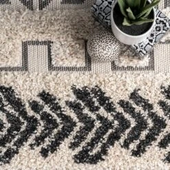 NuLOOM Zuri Shaggy Banded Area Rug 13 NuLOOM Zuri Shaggy Banded Area Rug -Home Decoration GUEST ae88a812 8178 4ccf adfb 1cef34588c20