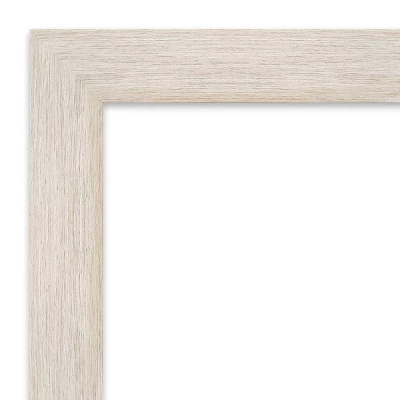 23" X 29" Non-Beveled Hardwood Whitewash Wood Wall Mirror - Amanti Art 4 23" X 29" Non-Beveled Hardwood Whitewash Wood Wall Mirror - Amanti Art - Image 2