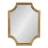 18" X 24" Hogan Scallop Wall Mirror Gold - Kate & Laurel All Things Decor -Home Decoration GUEST b11514f6 a73f 4ab3 bdde 8c9efe47beed