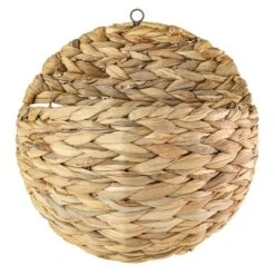 Braided Wall Pocket Water Hyacinth & Metal - Foreside Home & Garden -Home Decoration GUEST b14d8f16 a169 4870 b117 ca62c92f0e86