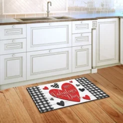 Checkered Valentine Doormat Indoor Outdoor 30" X 18" Briarwood Lane -Home Decoration GUEST b1a8bc36 acb0 4afa aa61 ecae238777ee