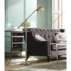 360 Lighting Dawson Traditional Pharmacy Floor Lamp 55" Tall Brass Metal Adjustable Boom Arm Dome Head For Living Room Reading Bedroom Office -Home Decoration GUEST b20fd911 cc17 4426 9b15 6f57d1d66fa6