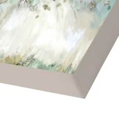 Americanflat Silver Leaves By PI Creative Art Unframed Canvas Wall Art -Home Decoration GUEST b224f4da 09d1 4be8 ac62 787cb9978433