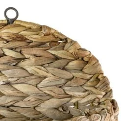 Braided Wall Pocket Water Hyacinth & Metal - Foreside Home & Garden -Home Decoration GUEST b25b1960 ea5b 496d 88a8 b2af6552f425