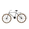 Metal Bike Wall Decor With Wood Wheels Brown - Olivia & May