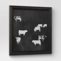 (Set Of 2) 12" X 12" Cow Collection II Framed Wall Canvases - Threshold™ 10 (Set Of 2) 12" X 12" Cow Collection II Framed Wall Canvases - Threshold™ -Home Decoration GUEST b344498b 2140 4a52 b3be 29b42cd41f2d