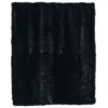 Hastings Home Luxury Long Haired Faux Fur Throw - Black -Home Decoration GUEST b3b420f2 0f77 406e 9ddc a29c3c238e31