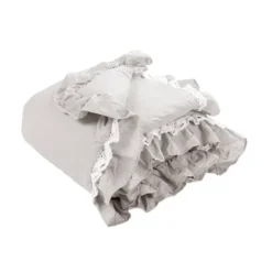 Lush Décor Ella Lace Ruffle Baby Throw Blanket -Home Decoration GUEST b71acaa5 c86a 4086 9a73 bbc53954a066