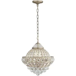 Vienna Full Spectrum Wallingford Antique Brass Chandelier 16" Wide French Crystal Glass 6-Light Fixture For Dining Room House Kitchen Island Entryway -Home Decoration GUEST b72ce8d7 5639 4733 ac1a 50566a5ad079