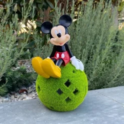 Disney 10" Stone Mickey Mouse Sitting On Flocked Ball Garden Statue 9 Disney 10" Stone Mickey Mouse Sitting On Flocked Ball Garden Statue -Home Decoration GUEST b74f5206 4856 426b a73c 603c3c7e4ba4
