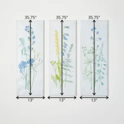 Sullivans Herb Inspired Wall Panel Set Of 3, 35.75"H Multicolored -Home Decoration GUEST b948034c 69fd 412a ab8c af8c1e9e6fe1