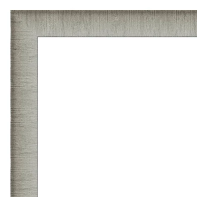 29" X 29" Non-Beveled Elegant Brushed Pewter Narrow Wall Mirror - Amanti Art 4 29" X 29" Non-Beveled Elegant Brushed Pewter Narrow Wall Mirror - Amanti Art - Image 2