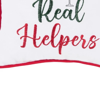 C&F Home Santa's Real Helpers Pillow 4 C&F Home Santa's Real Helpers Pillow - Image 2