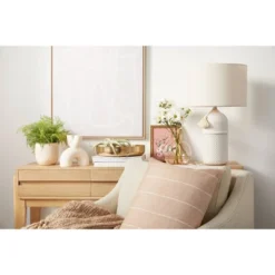 Large Assembled Ceramic Table Lamp White - Threshold™ -Home Decoration GUEST bdb60051 2218 4a94 9fa2 271dbb795406