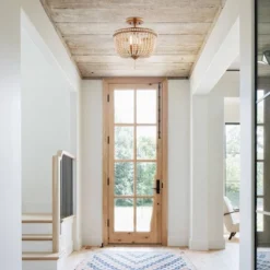 14" LED 3-Light Allie Wood Bead/Iron Pendant Antique Gold/Taupe - JONATHAN Y 8 14" LED 3-Light Allie Wood Bead/Iron Pendant Antique Gold/Taupe - JONATHAN Y -Home Decoration GUEST bdfbc2a3 b535 4cd8 bd43 817228a3e974