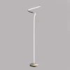 50.75" Modern Metal Spiral Floor Lamp (Includes LED Light Bulb) Silver - Ore International -Home Decoration GUEST be05c350 428e 4594 9db2 faf4ff39178c
