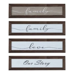10pc Bordeaux Frame Industrial Farmhouse Finishes Box Sets White/Black/Dark Wood- Kate & Laurel All Things Decor -Home Decoration GUEST be4047a9 1758 4cb8 a67f 86e12c5e0118
