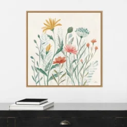 22" X 22" Wildflower Vibes III By Janelle Penner Framed Canvas Wall Art Light Brown - Amanti Art 14 22" X 22" Wildflower Vibes III By Janelle Penner Framed Canvas Wall Art Light Brown - Amanti Art -Home Decoration GUEST be52b673 760c 450b b2f2 e555cf00ddbb