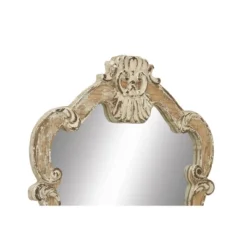 Wood Carved Acanthus Wall Mirror With Arched Top And Distressing Cream - Olivia & May 38 Wood Carved Acanthus Wall Mirror With Arched Top And Distressing Cream - Olivia & May -Home Decoration GUEST beb6db79 9ccd 4403 8be3 fba63d1a375c