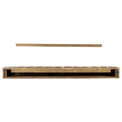 Country Living Bodie Floating Mantel Shelf With Distressed Reclaimed Accents 8 Country Living Bodie Floating Mantel Shelf With Distressed Reclaimed Accents - Image 6