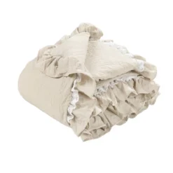 Lush Décor Ella Lace Ruffle Baby Throw Blanket -Home Decoration GUEST c1e26661 8703 46c8 a33f 373d17f2e482