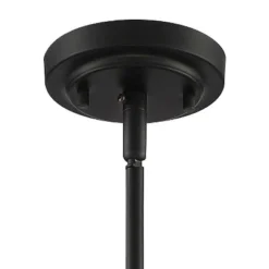 Regency Hill Aurine Matte Black Pendant Chandelier 18" Wide Modern Clear Crystal Glass Leaf 5-Light Fixture For Dining Room Foyer House Kitchen Island -Home Decoration GUEST c50be299 9f0c 4582 8e89 9d686c99c1e7