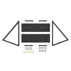 15.7" X 13.5 Set Of 2 Reversible Triangle Accent Wall Shelves - Danya B. -Home Decoration GUEST c51eef09 a06a 4737 b3a4 bdb786bb16e4