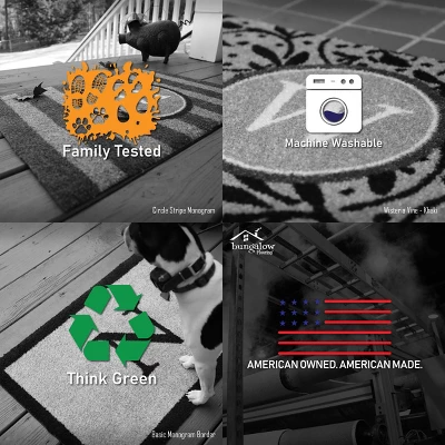 2'x3' ColorStar Timeless Stripe Door Mat Yellow - Bungalow Flooring 8 2'x3' ColorStar Timeless Stripe Door Mat Yellow - Bungalow Flooring - Image 6