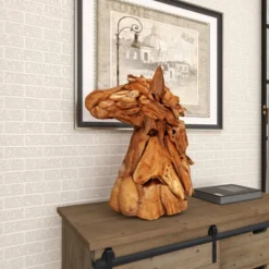 Amazing Animals Rustic Horse Head Sculpture (24") - Olivia & May 31 Amazing Animals Rustic Horse Head Sculpture (24") - Olivia & May -Home Decoration GUEST c7107d2f 3c52 4586 9595 fda862460e97