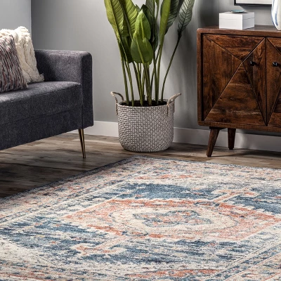 NuLOOM Harley Faded Medallion Area Rug 10 NuLOOM Harley Faded Medallion Area Rug - Image 8