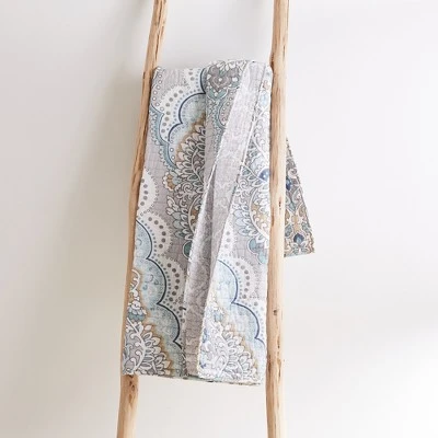 Olyria Medallion Quilted Throw - Levtex Home 4 Olyria Medallion Quilted Throw - Levtex Home - Image 2