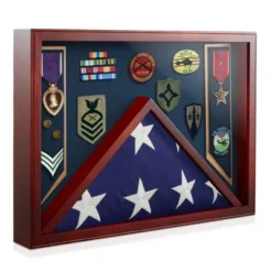 Reminded Military Shadow Box Display Case For Medals & Burial Flag - Solid Wood Cabinet With Velvet Insert 19 Reminded Military Shadow Box Display Case For Medals & Burial Flag - Solid Wood Cabinet With Velvet Insert -Home Decoration GUEST c8d9fb97 a50c 4db8 901f 5bfb7954676a