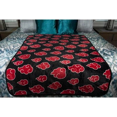 Just Funky Naruto: Shippuden Akatsuki Red Cloud Anime Throw Blanket | 60 X 45 Inches 6 Just Funky Naruto: Shippuden Akatsuki Red Cloud Anime Throw Blanket | 60 X 45 Inches - Image 4