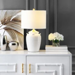 Lener Table Lamp - Ivory - Safavieh -Home Decoration GUEST cac09e45 9b1c 45b5 948e b3631ddc5ca3