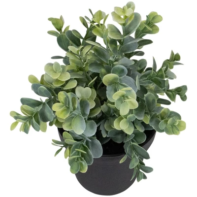 Northlight 10" Green Artificial Melia Azedarach Plant In Black Pot 6 Northlight 10" Green Artificial Melia Azedarach Plant In Black Pot - Image 4