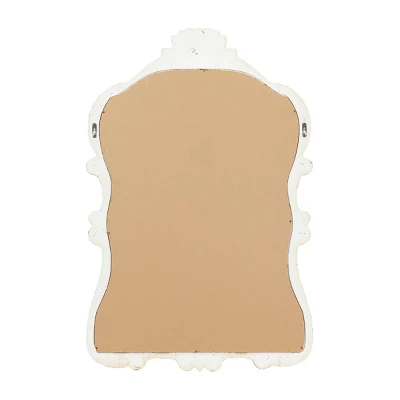 Wood Carved Acanthus Wall Mirror With Arched Top And Distressing Cream - Olivia & May 21 Wood Carved Acanthus Wall Mirror With Arched Top And Distressing Cream - Olivia & May - Image 19
