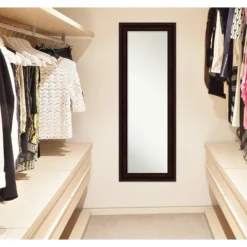 19" X 53" Non-Beveled Coffee Bean Brown Full Length On The Door Mirror - Amanti Art 15 19" X 53" Non-Beveled Coffee Bean Brown Full Length On The Door Mirror - Amanti Art -Home Decoration GUEST cd138d32 8ae9 43d1 884b a016425b930f