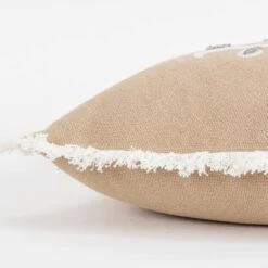 14"x26" Oversized Word Polyester Filled Lumbar Throw Pillow Tan - Rizzy Home -Home Decoration GUEST cd3d9571 9113 4f0a 8652 dfe4334610d1