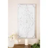 Metal Scroll Wall Decor With Embossed Details White - Olivia & May