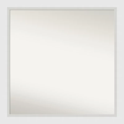 Amanti Art Blanco White Non-Beveled Wood Bathroom Wall Mirror 12 Amanti Art Blanco White Non-Beveled Wood Bathroom Wall Mirror - Image 10