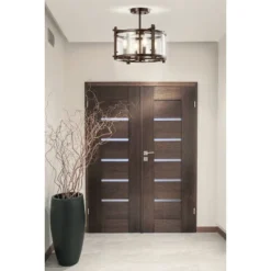 15" Iron And Glass Hampdon Modern Drum LED Flush Mount Black - Jonathan Y 10 15" Iron And Glass Hampdon Modern Drum LED Flush Mount Black - Jonathan Y -Home Decoration GUEST ce60d1e7 fe8c 4558 9e52 0e93b7dce033