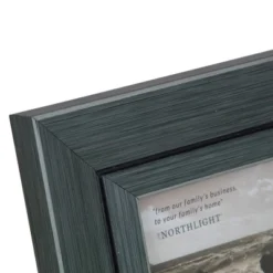 Northlight 9.25" Classical Rectangular 4" X 6" Photo Picture Frame - Gray And Black -Home Decoration GUEST cf1eaa5e 7614 4ae1 96bf 325263561b93