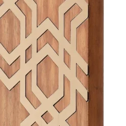 Harmony Mid-Century Wood With Metal Inlay Wall Decor Brass - StyleCraft 8 Harmony Mid-Century Wood With Metal Inlay Wall Decor Brass - StyleCraft -Home Decoration GUEST cfce6dd3 6e1e 45f6 9fee cc743f91e84b