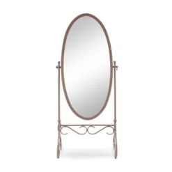 Clarisse Metal Mirror Brown - Linon