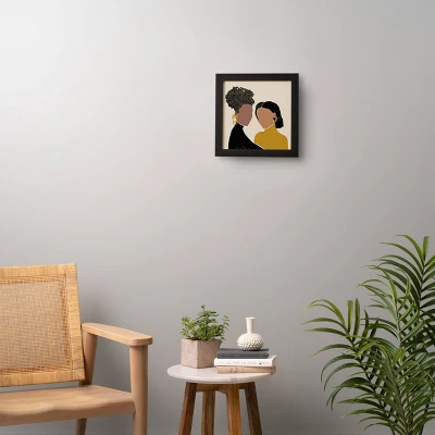 Domonique Brown Black Love No. 1 Framed Wall Art Black - Deny Designs 6 Domonique Brown Black Love No. 1 Framed Wall Art Black - Deny Designs - Image 4