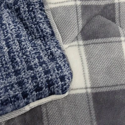 50"x60" Printed Velvet Reversible Throw Blanket - Mantolok 4 50"x60" Printed Velvet Reversible Throw Blanket - Mantolok - Image 2