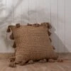 Pulled Knot Tan 24X24 Hand Woven Filled Pillow - Foreside Home & Garden 2 Pulled Knot Tan 24X24 Hand Woven Filled Pillow - Foreside Home & Garden -Home Decoration GUEST d2779d5f 786a 4d87 813b 88665a536dcc