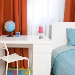 10.5" Petite Metal Stick Bedside Table Desk Lamp In Sand Nickel With Fabric Shade Pink - Creekwood Home 11 10.5" Petite Metal Stick Bedside Table Desk Lamp In Sand Nickel With Fabric Shade Pink - Creekwood Home -Home Decoration GUEST d2935483 898d 4ac3 bf4b de8580a97a94